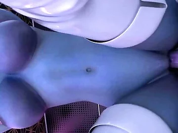 Mass Effect - Liara Gets A Big Dick At The Gloryhole [Blender] (With Sound)