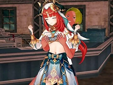 ?Genshin Impact Nilou?3D Hentai Animation.(Fingering,handjob,69(sixty-nine),blowjob,sex)