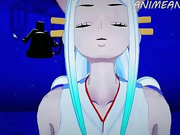 Uta and Yamato Fuck with Luffy to Join his Crew Until Creampie - One Piece Hentai 3d Compilation