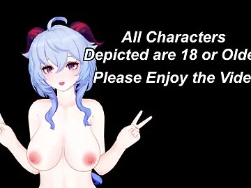 Genshin Impact: Eula eats out Jean in her office [ Yuri Pussy Eating Animation Hentai ]