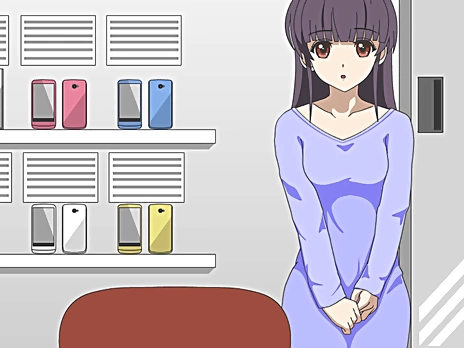 Upskirt Negotiations - I Want To Switch My Cell Phone