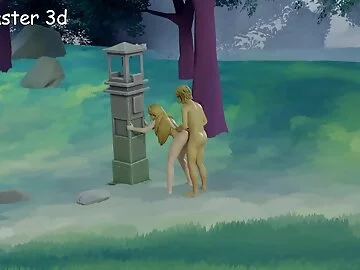 Princess Zelda fuck with Link