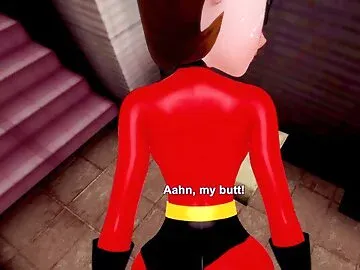 3D/Anime/Hentai, The Incredibles: Mrs.Incredible Fucked On The Job!