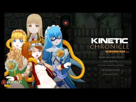 Kinetic Chronicle - Platformer Yuri Manga porn Game