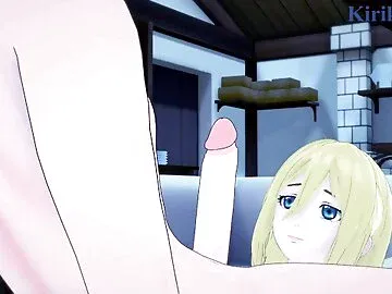 Historia Reiss and I have intense sex in the bedroom. - Attack on Titan Shingeki no Kyojin Hentai
