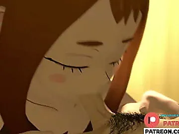 Ochako Uraraka Do Hot Blowjob And Getting Cum / Hottest My Hero Academia Hentai 4k 60fps