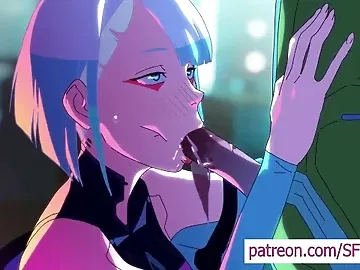 Anime Cyberpunk Lucy First Time Hentai Animation