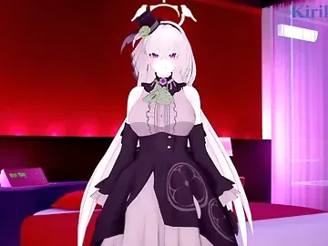 Utazumi Sakurako (Idol) and I have intense sex in a love hotel. - Blue Archive Hentai