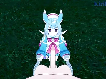 Sigewinne and I have intense sex in the meadow. - Genshin Impact POV Hentai