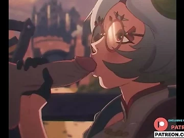 Purah Do Hot Blowjob And Getting Cum In Mouth - Best Zelda Hentai 4k 60fps