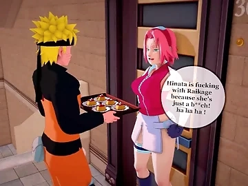 Hinata and Raikage's secret training - Naruto ntr