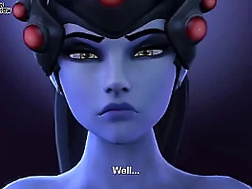 Dva y Tracer Futa se cogen a Widowmaker