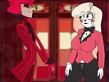 Charlie and Alastor doing hot sex