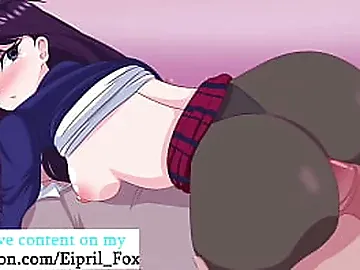 Komi got Creampied Very Hard - Komi san Animated Hentai