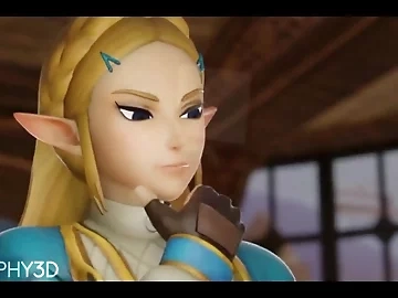 Princess Zelda Can't Resist Such A Good Offer ??[Zelda Porn Animation]
