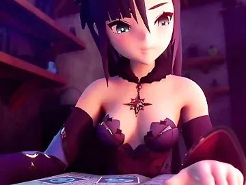 Mona x Slime [Genshin Impact]