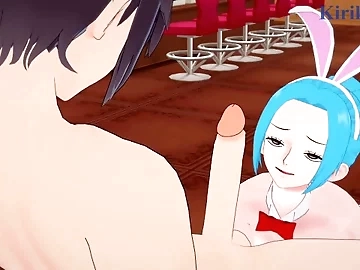 Nefertari Vivi (Bunny Girl) and I have intense sex in the casino. - One Piece Hentai