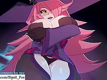 Hot Nine the Phantom got Fucked So Good - Blazblue Hentai 4K 60 FPS