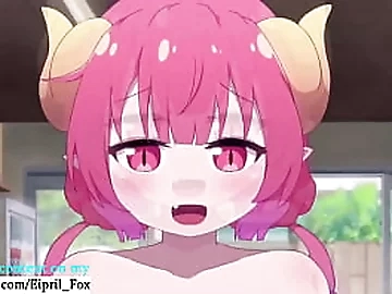Cutie Ilulu Ride a dick So Goodly - Maid Dragon Hentai Animation 4K