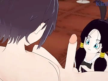 Videl (Bunny Girl) and I have intense sex in the casino. - Dragon Ball Hentai