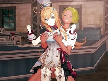 ?Genshin Impact Escoffier?3D Hentai Animation.(Fingering,handjob,blowjob,sex)