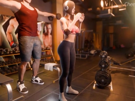 ada wong at the gym