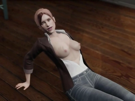 Claire Redfield squirts - 3D Porn