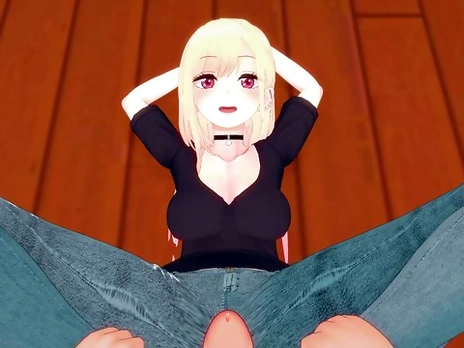 Marin Kitagawa from My Dress Up Darling Gives You An Amazing Footjob
