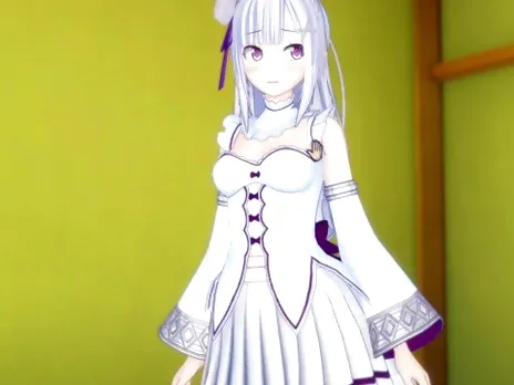 Re:Zero Emilia loves cock ????!/ 3D Hentai
