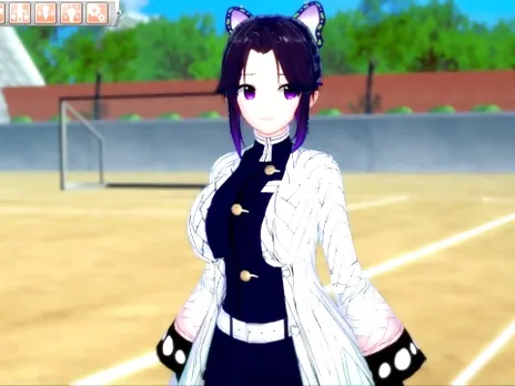 [Hentai Game Koikatsu! ]Have sex with Big tits Demon Slayer Shinobu Kocho.3DCG Erotic Anime Video.