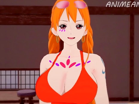 Fucking Nami from One Piece Red Movie Until Creampie - Anime Hentai 3d Uncensored