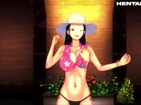 Nico Robin - One Piece Hentai Anime 3D + POV