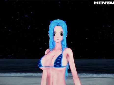 Nefertari Vivi - One Piece Hentai Anime 3D + POV