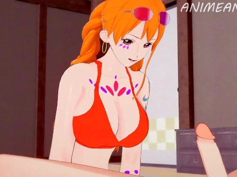 Luffy Fucks Nami Many Times to make her forget Sanji Until Creampie - One Piece Hentai Compilation