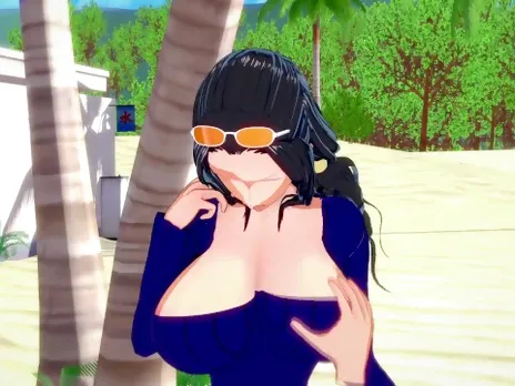 Usopp Pounds Robin's Pussy (3D Hentai)