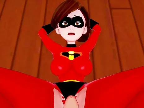 Helen Parr from The Incredibles Gives You An Amazing Footjob