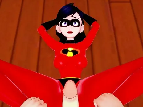 Violet Parr from The Incredibles Gives You An Amazing Footjob